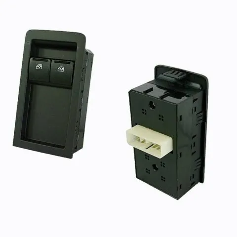 Holden Commodore VY VZ Utility Window Switch, 2 Button Grey Base (9/2002 to 9/2007)