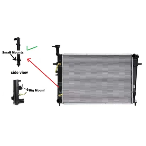 Kia Sportage KM KM2 Radiator (4/2005 to 5/2010), Part 61918