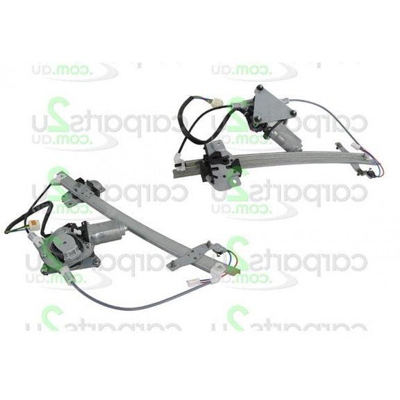 Mazda 323 BJ Left Front Window Regulator, Electric with Motor (8/1998 to 12/2003)