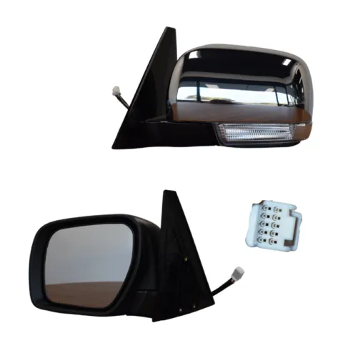 Mitsubishi Pajero NS NT NW NX Left Front Door Mirror (7/2006 to 9/2011), Part 60569
