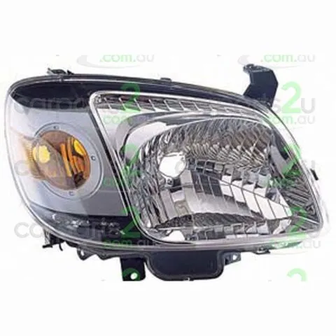 Right Headlight for Mazda BT-50 UN Utility (5/2006 to 7/2008)