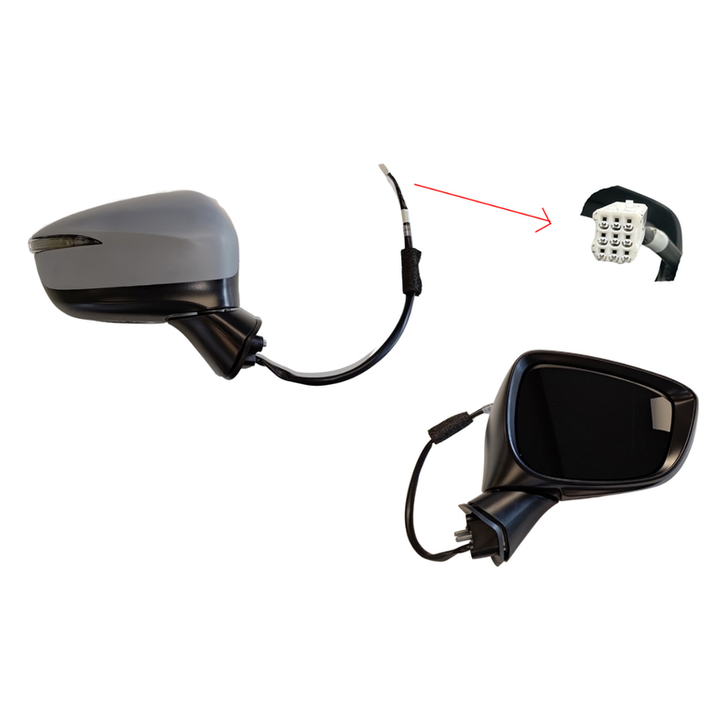 Mazda CX-3 DK DKII Right Front Door Mirror (3/2015 onwards), Part 60618