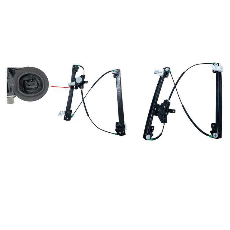 Nissan Pathfinder R52 Left Front Window Regulator, Electric with Motor (10/2013 to 3/2017)
