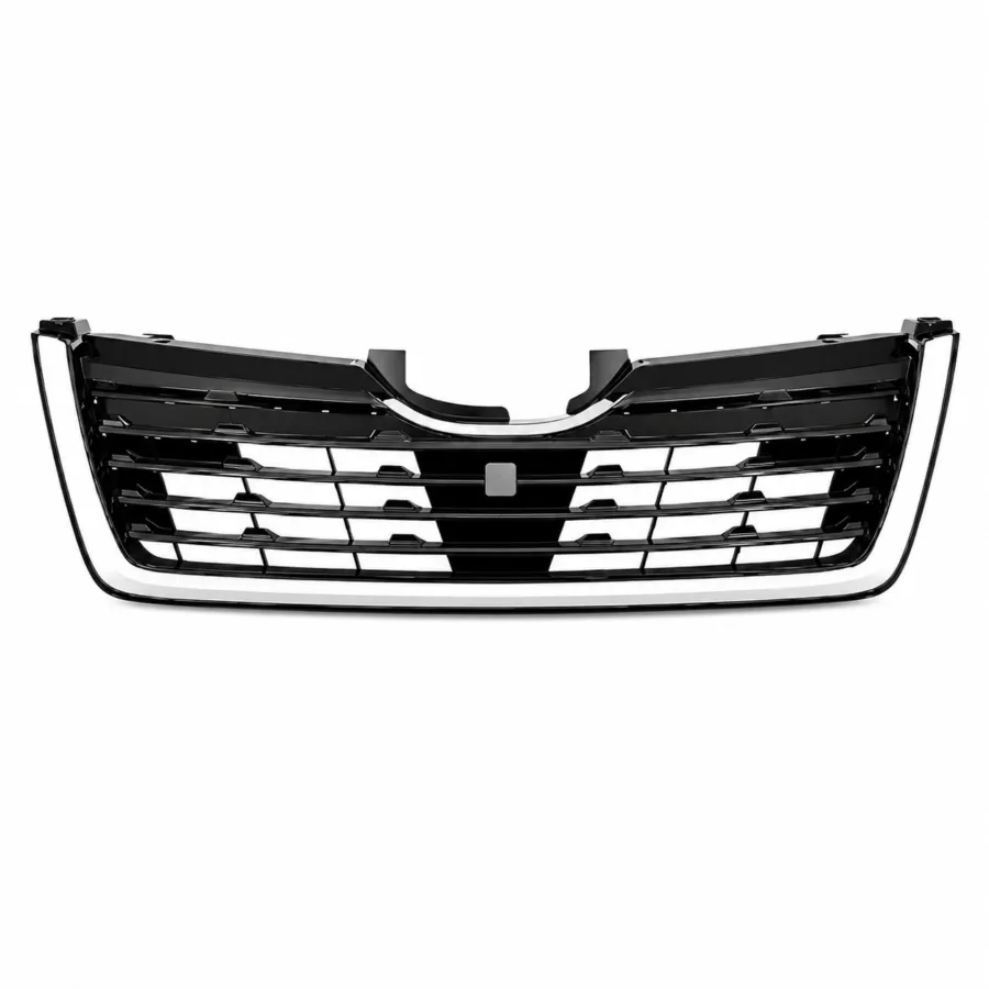 Subaru Forester Wagon S5 Grille, Black & Chrome Lower Grille Mould No Camera (7/2018 to 7/2021)