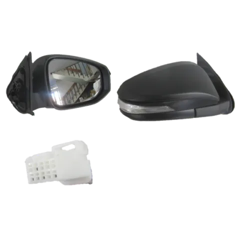 Toyota Hilux Right Front Door Mirror, Black Electric with IND without Auto Fold (5/2015 to 11/2025)