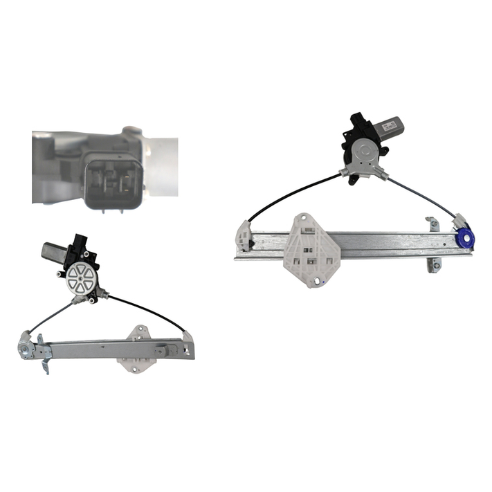 Subaru Impreza G3 Left Rear Window Regulator, Electric with Motor (8/2007 to 11/2011)