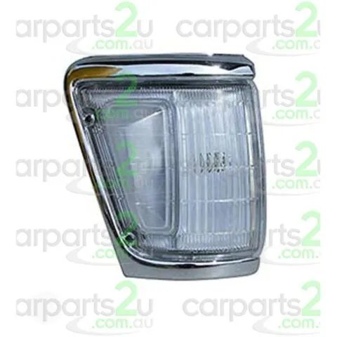 Right Front Corner Light for Toyota Hilux 4WD Utility, Chrome Trim with Clear Hump (10/1991 to 8/1997)