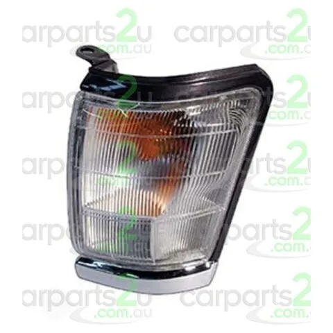 Left Front Corner Light for Toyota Hilux, Grey/Chrome (8/1997 to 9/2001)