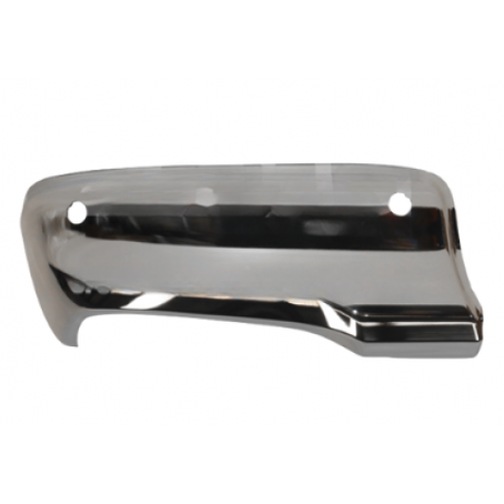 Toyota Hilux Left Rear Bar End Chrome, With Sensor Holes (5/2020 to 11/2025)