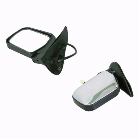 Toyota Hilux Left Front Door Mirror, Chrome/Black Electric (8/1997 to 2/2005)