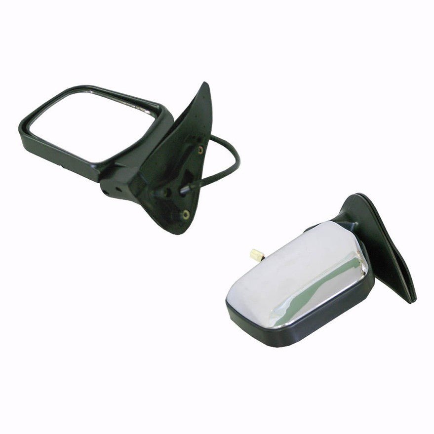 Toyota Hilux Left Front Door Mirror, Chrome/Black Electric (8/1997 to 2/2005)