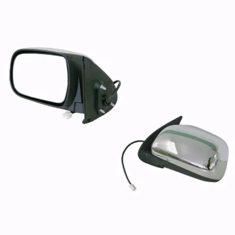 Toyota Hilux Left Front Door Mirror, Chrome Electric without Indicator (2/2005 to 6/2010)