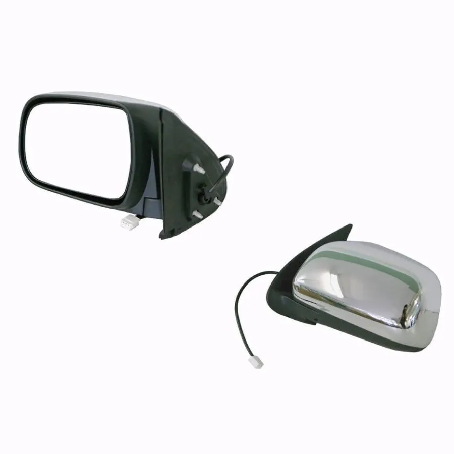 Toyota Hilux Left Front Door Mirror, Chrome Electric without Indicator (2/2005 to 6/2010)