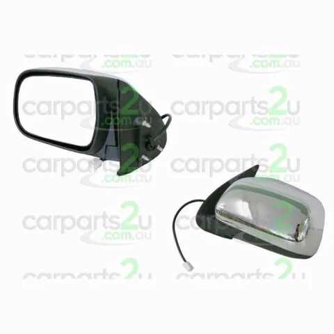 Left Front Door Mirror for Toyota Hilux, Chrome Electric without Indicator (2/2005 to 6/2010)