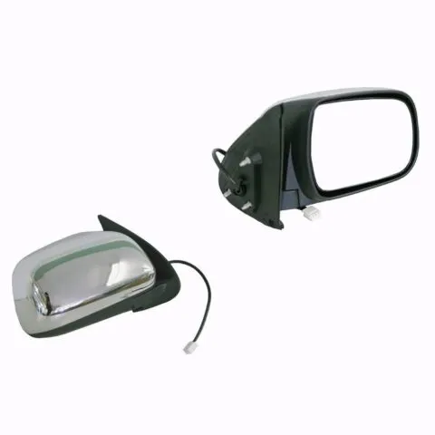 Toyota Hilux Right Front Door Mirror, Chrome Electric without Indicator (2/2005 to 6/2010)