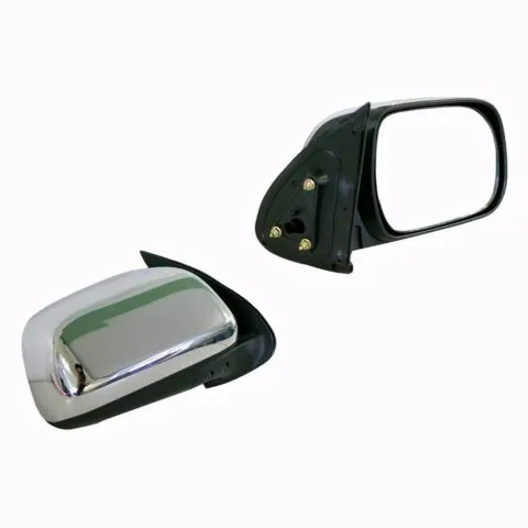 Toyota Hilux Right Front Door Mirror, Chrome Manual (2/2005 to 4/2015)