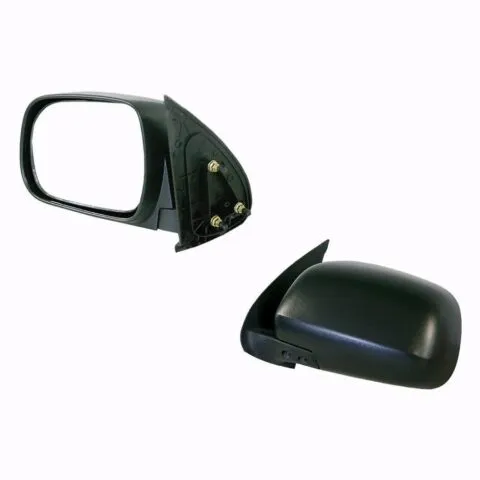 Toyota Hilux Left Front Door Mirror, Black Manual (2/2005 to 4/2015)