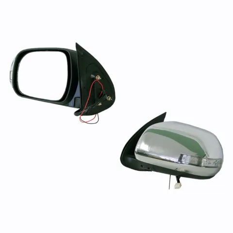 Toyota Hilux Left Front Door Mirror, Chrome Electric with Indicator (2/2005 to 7/2011)