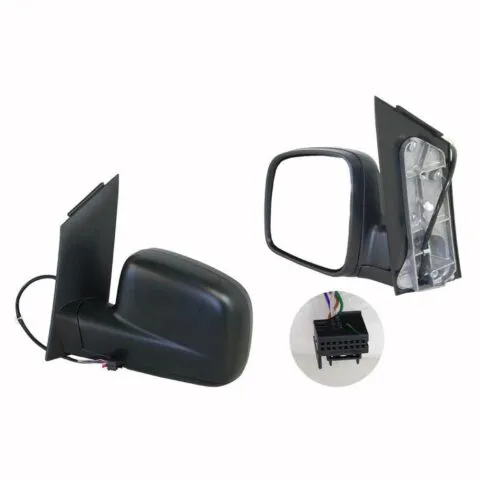 Volkswagen Caddy Van Left Front Door Mirror (2/2005 to 8/2010)