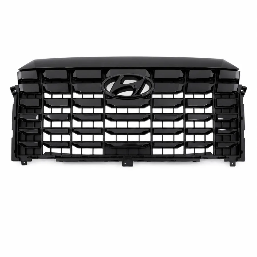 Hyundai Palisade Wagon LX2 Grille, Shiny Black No Camera Type (7/2022 to 9/2025)