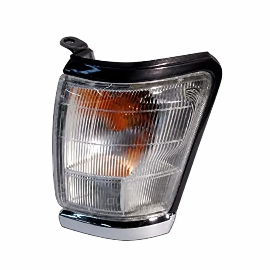 Toyota Hilux Left Front Corner Light, Grey/Chrome (8/1997 to 9/2001)